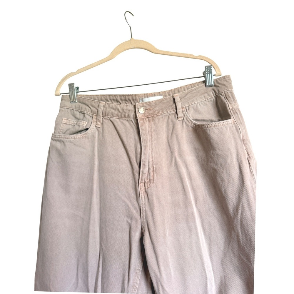 Vervet Dusty Pink Super High Rise 90's Vintage Crop Flare Jeans Sz 31 - Picture 3 of 8